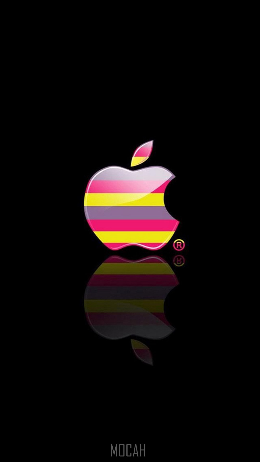 Graphics, Magenta, Apple, Fruit, Illustration, Sony Xperia XA1 Ultra screensaver hd, 1080x1920. Mocah HD Wallpaper