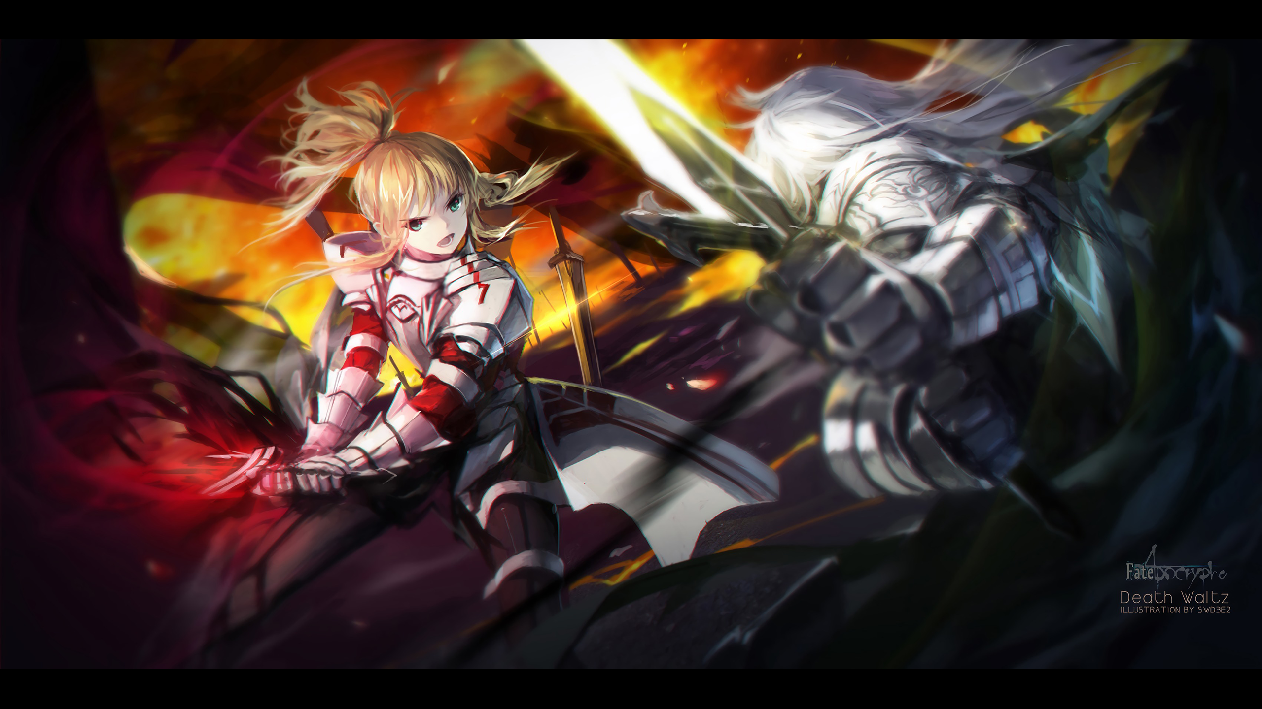 Siegfried Fate Apocrypha Mordred Fate Apocrypha Wallpaper:2560x1440