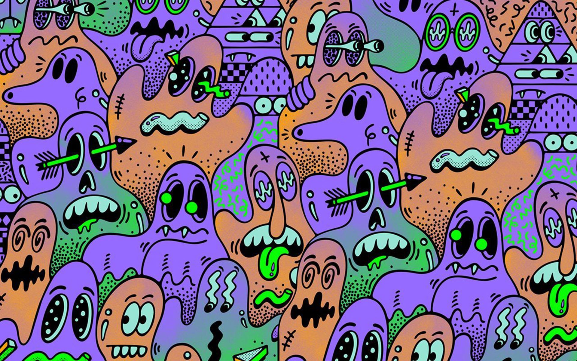 Halloween Trippy Wallpapers - Wallpaper Cave