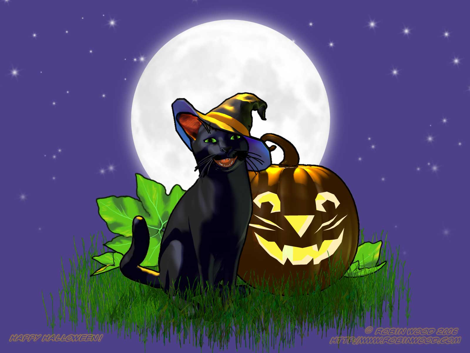 animated cat wallpaper, black cat, cartoon, animated cartoon, moon, full moon, illustration, fictional character, cat, felidae, animation