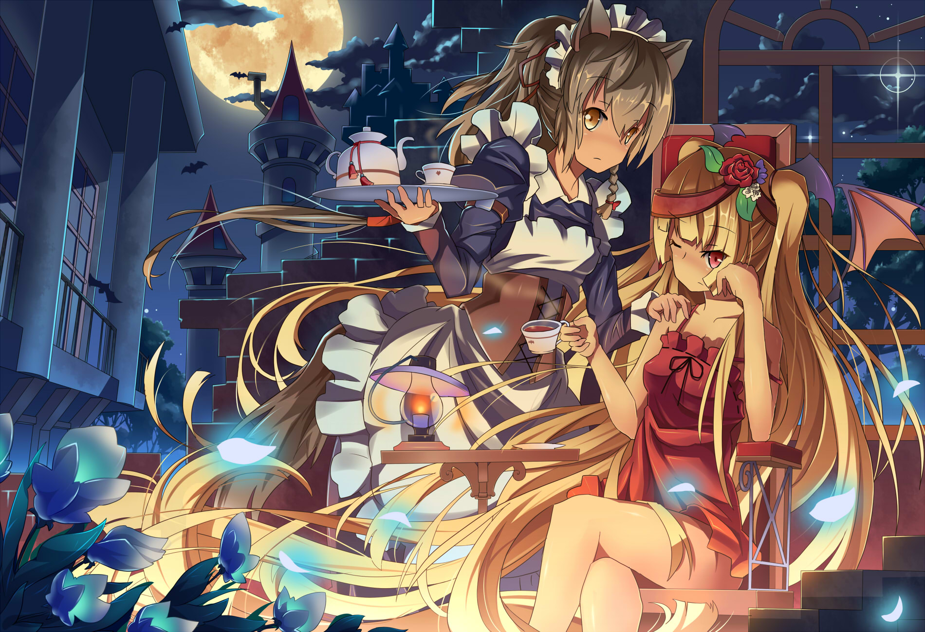 Anime Halloween Wallpaper HD Wallpaper