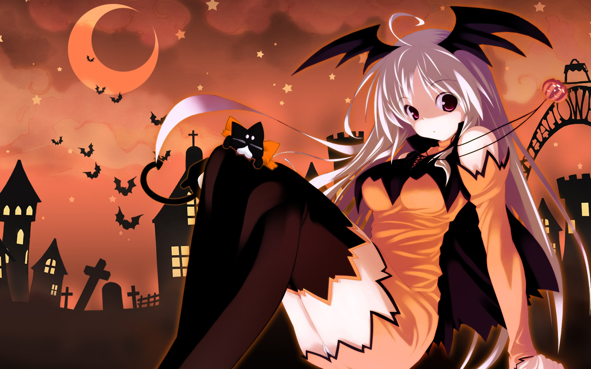 Halloween Anime Wallpaper - W