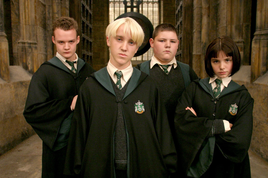 Pansy Parkinson with Malfoy gang Parkinson foto