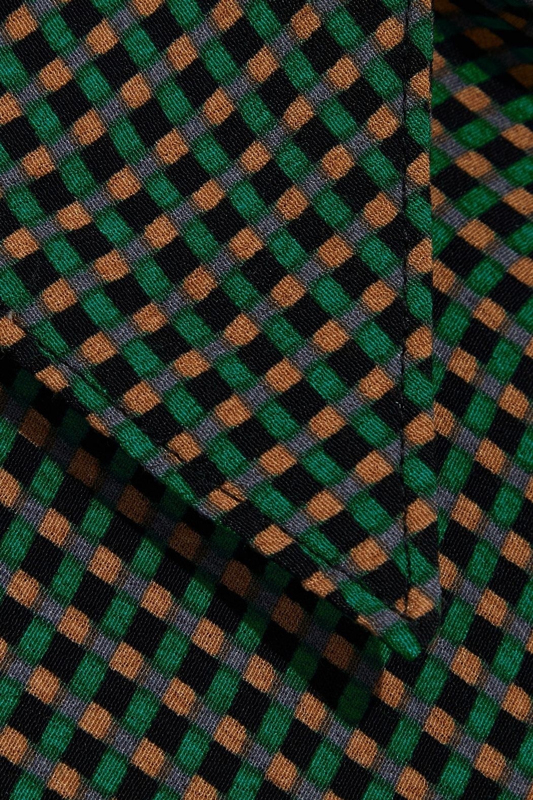 Shop Ganni Short Casual Style Long Sleeves Shirt Dresses Elegant Style