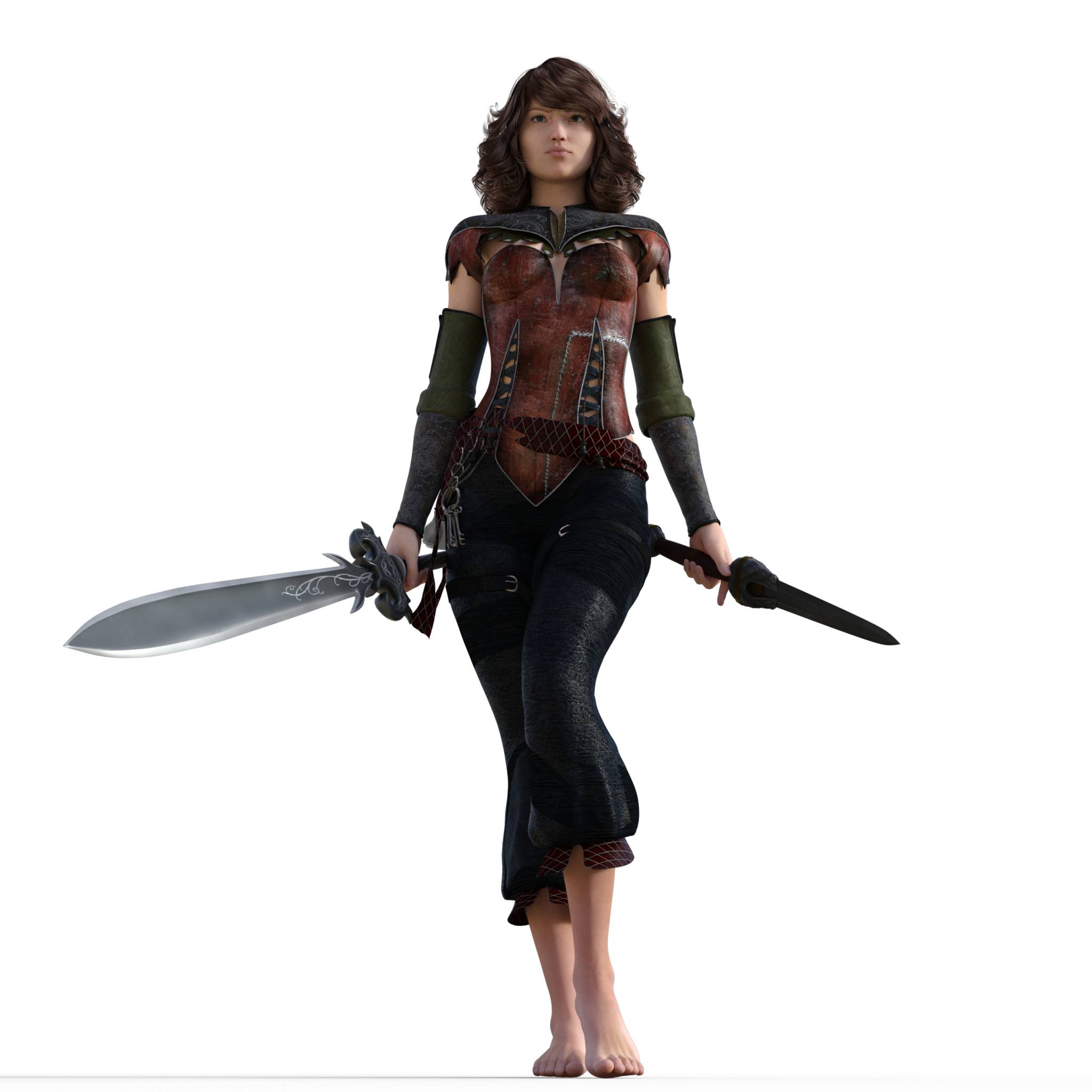 Woman Posing with Sword · Free Stock Photo