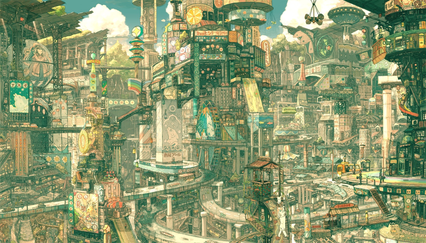 Anime City Background Anime city wallpaper