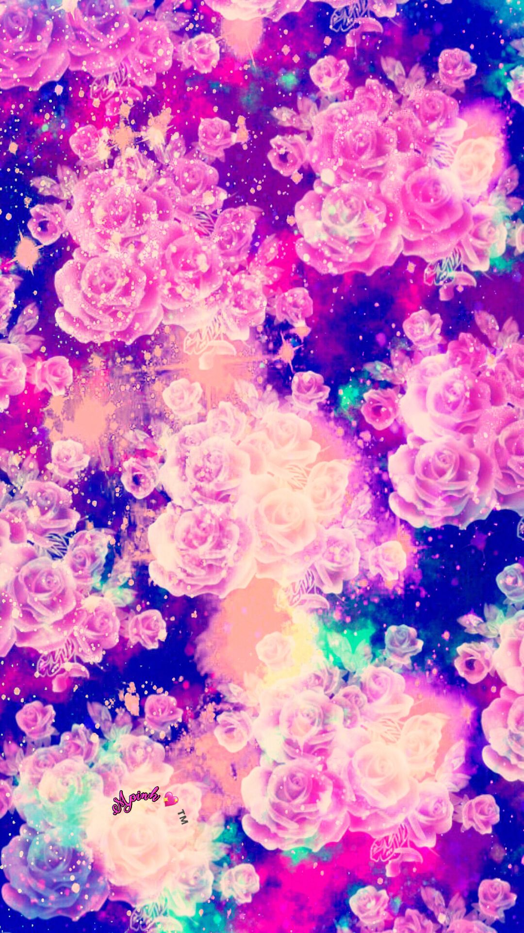 girly rose gold unicorn wallpaper