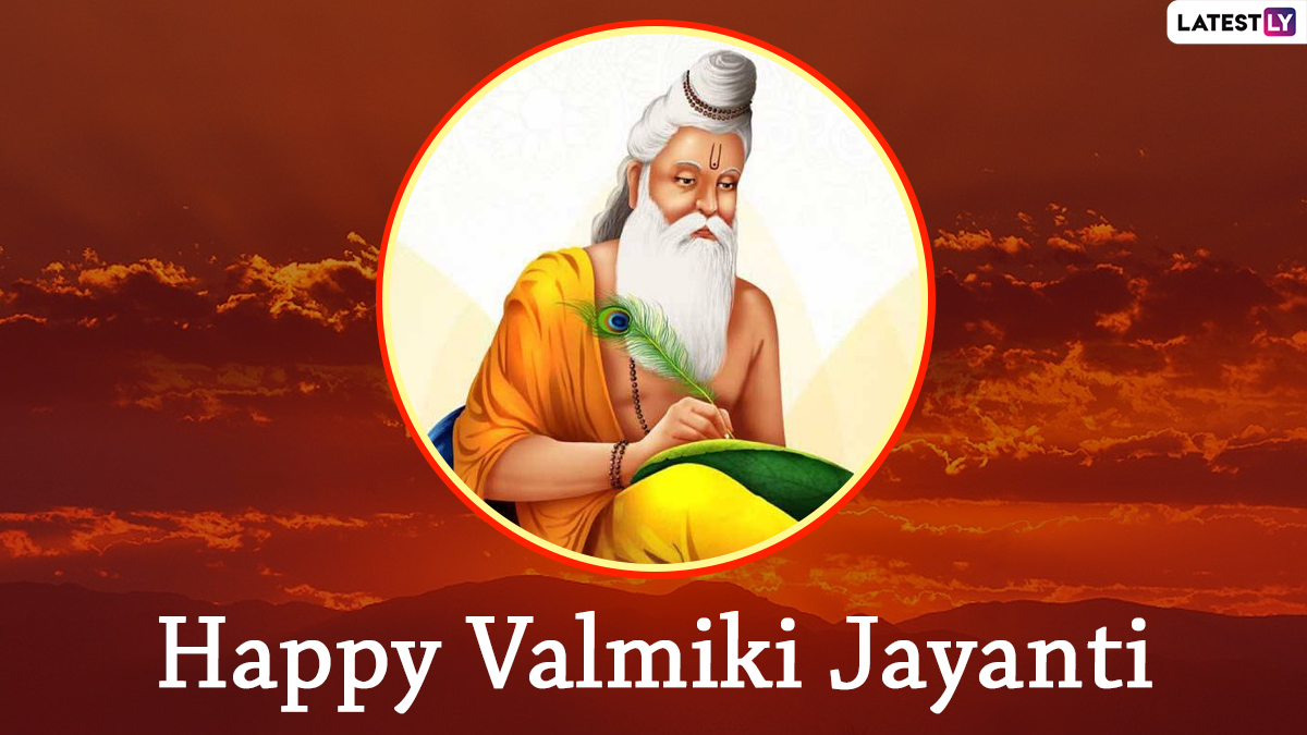 Valmiki Jayanti 2020 HD Image and Wallpaper For Free Download Online: WhatsApp Messages, Facebook Photo, SMS Greetings to Send on Pargat Diwas