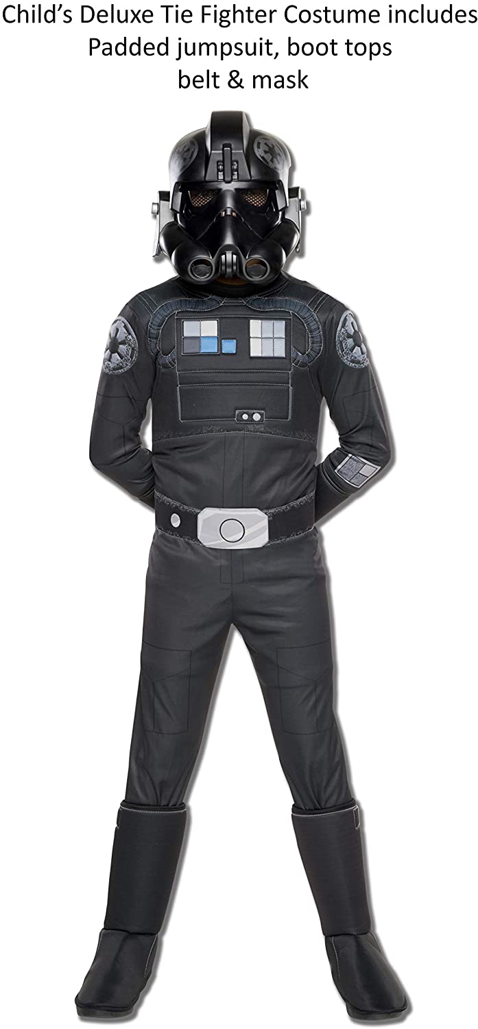 Rubie's Star Wars Rebels Tie Fighter Pilot Deluxe Child Costume, Small, Clothing, Shoes & Jewelry