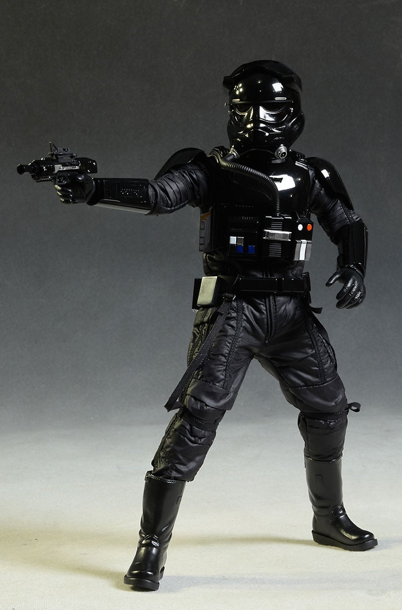 Review and photo of Hot Toys First Order TIE Pilot Force Awakens action figure