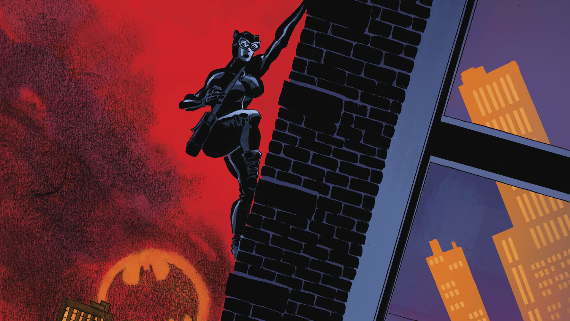 Desktop Wallpaper Catwoman, Climb, Dc Comics, HD Image, Picture, Background, 19283D