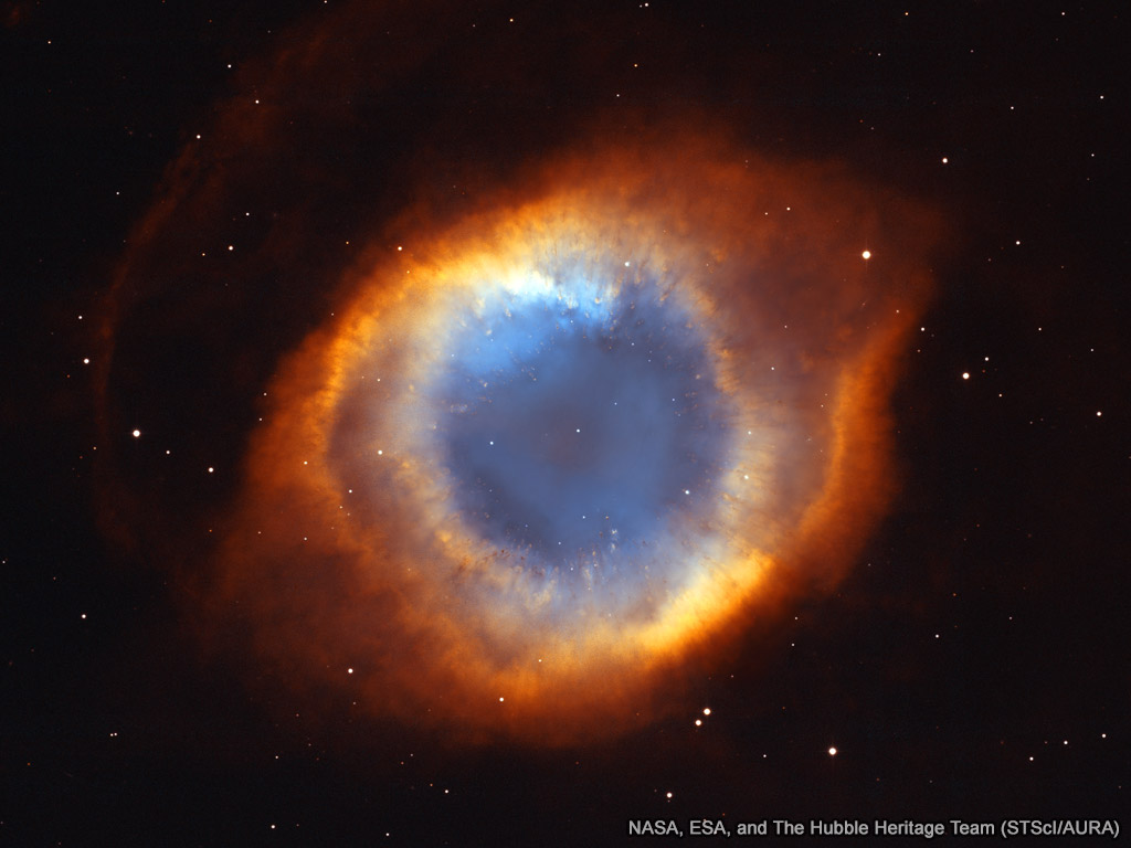 Helix Nebula Space Wallpaper