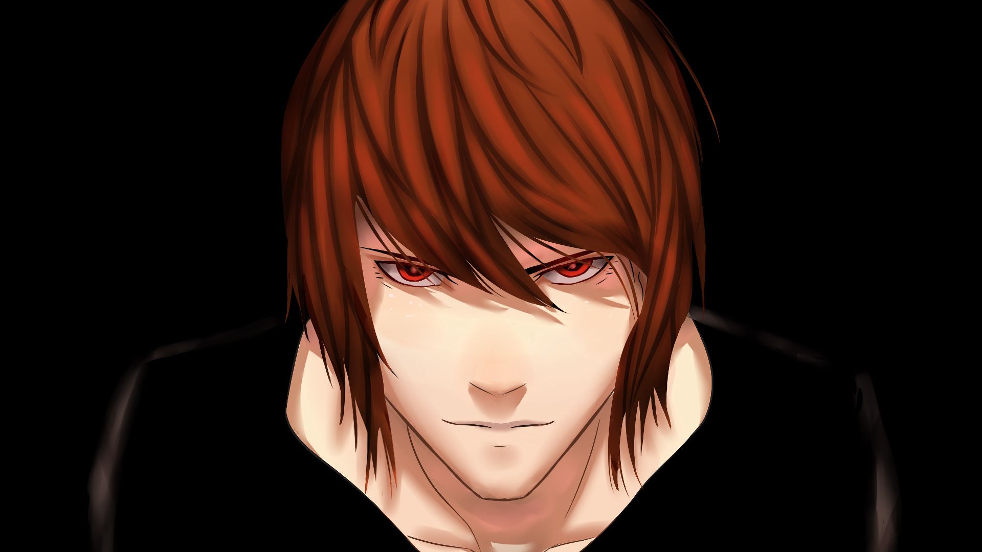 Desktop wallpaper light yagami, red head, anime boy, death note, HD image, picture, background, f42c80
