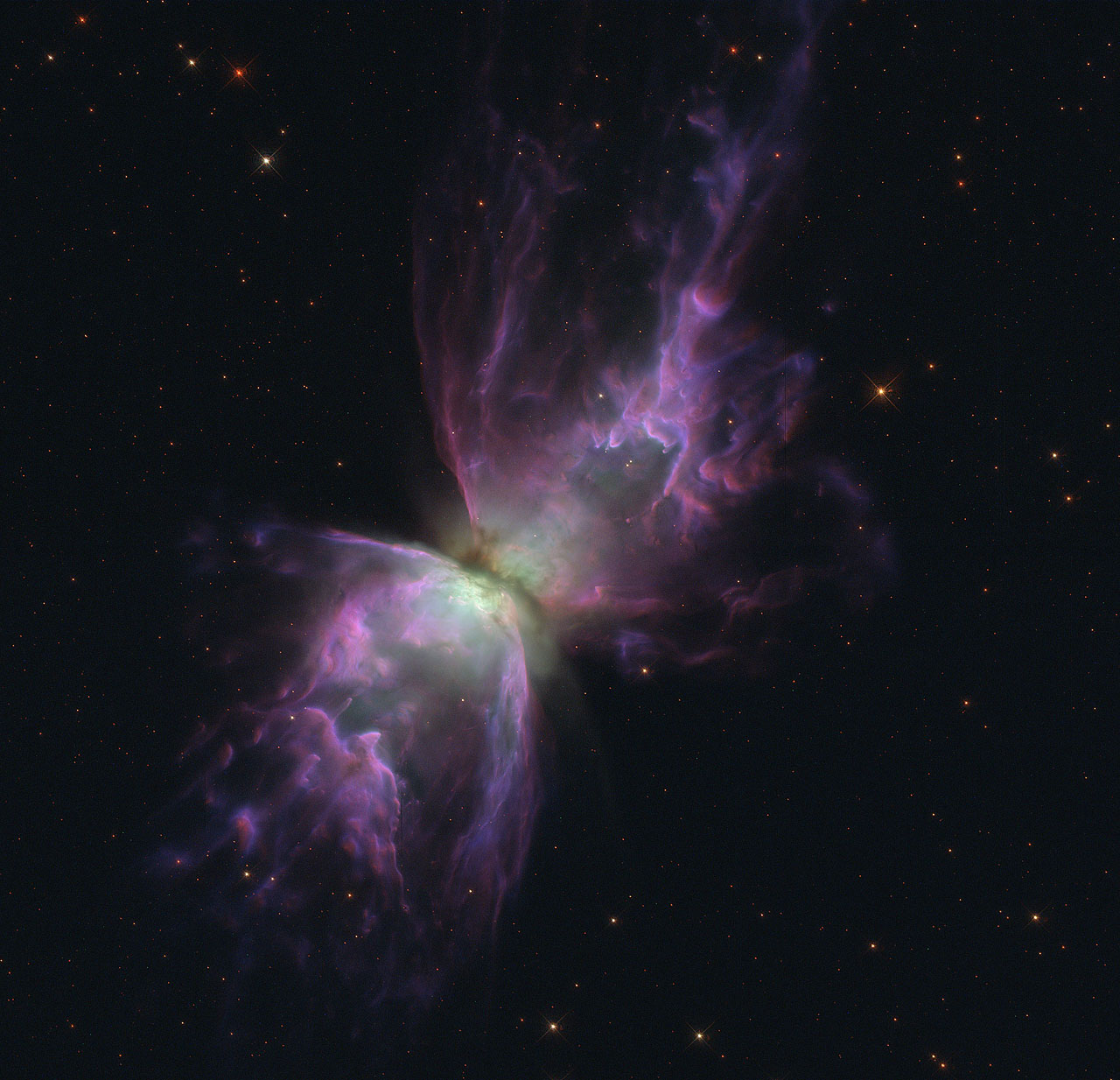butterfly nebula hubble