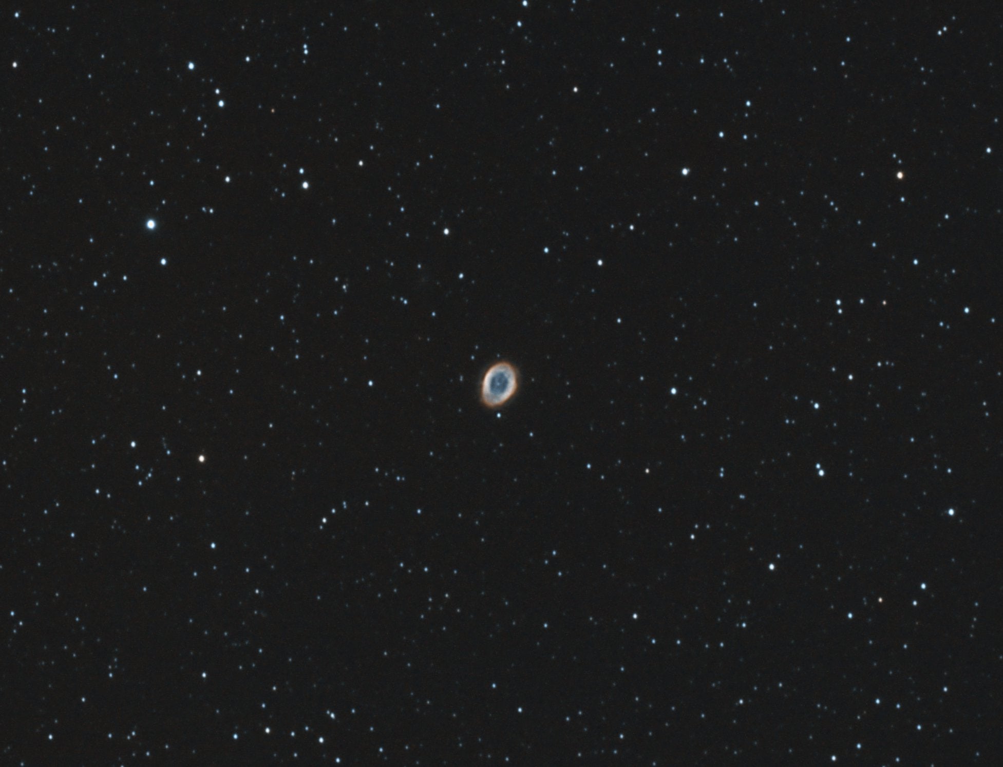 My 2nd attempt at photographing the Ring Nebula last night: space