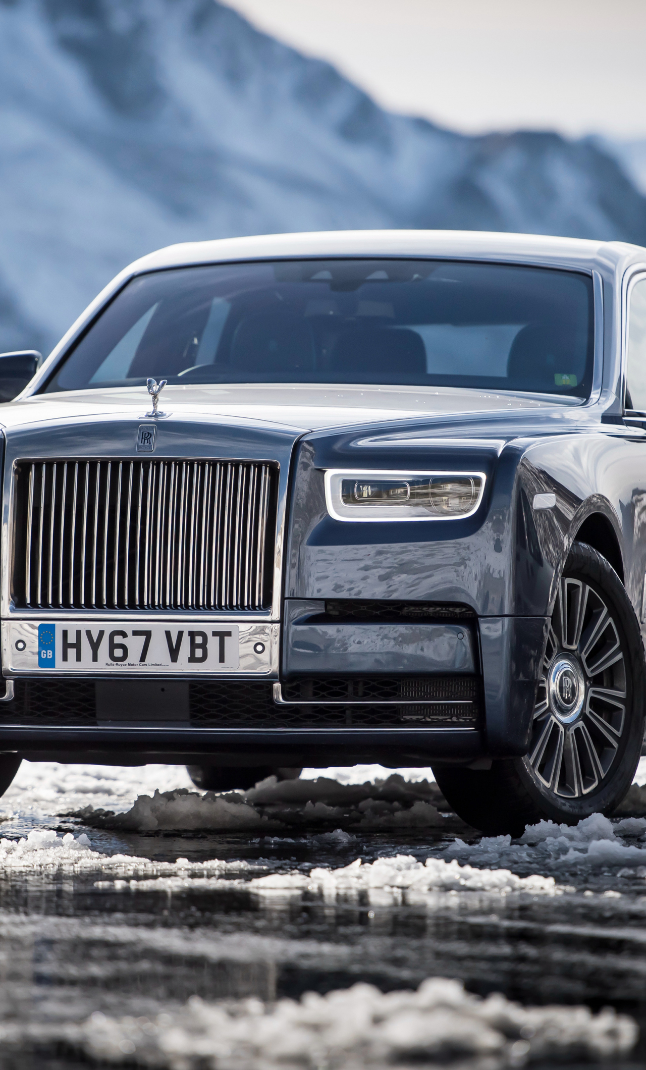 Desktop Wallpaper Rolls Royce Phantom, Blue, Uk, 2017, HD Image, Picture, Background, 54f995