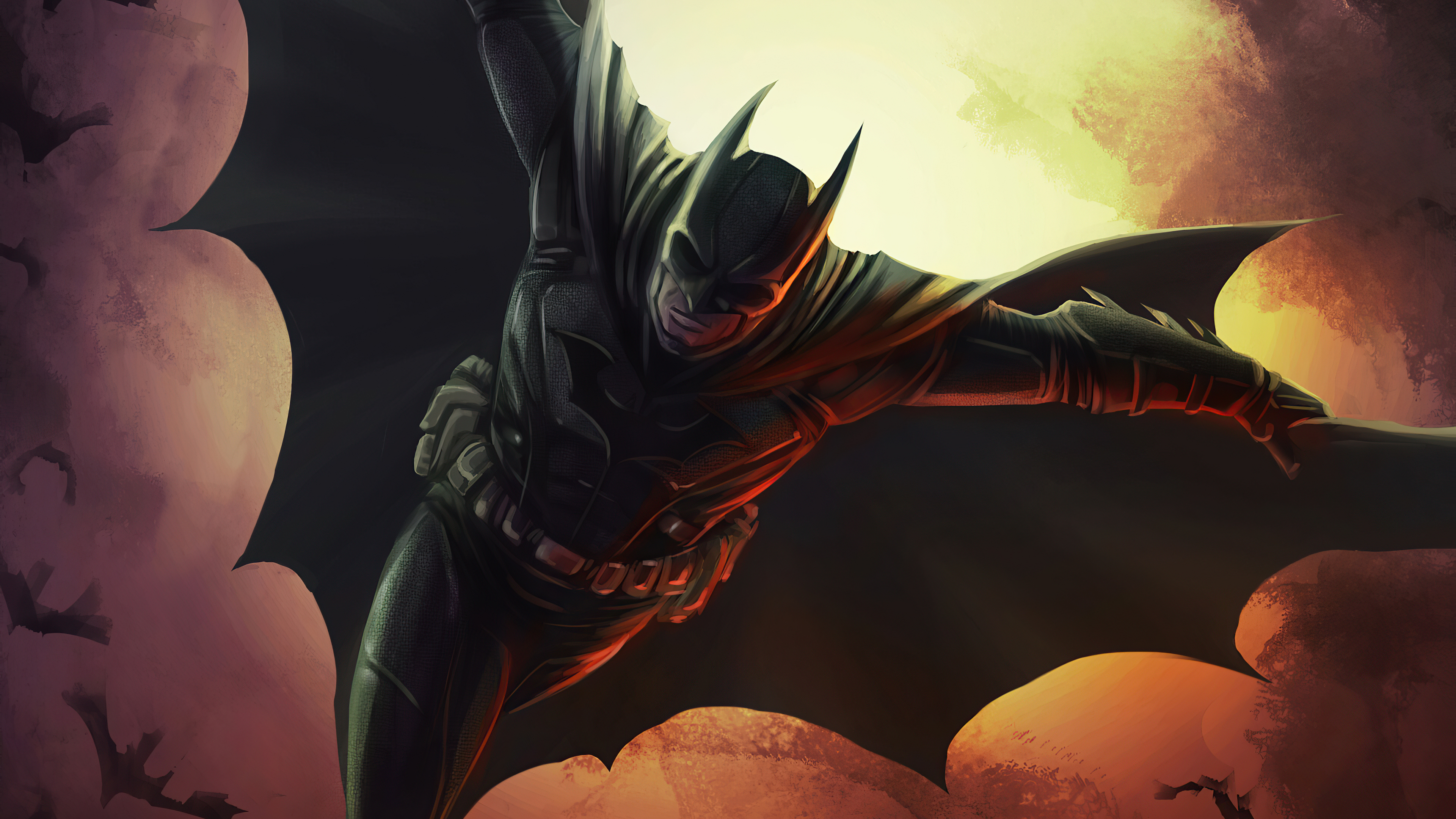 Batman Flying Cape, HD Superheroes, 4k Wallpaper, Image, Background, Photo and Picture