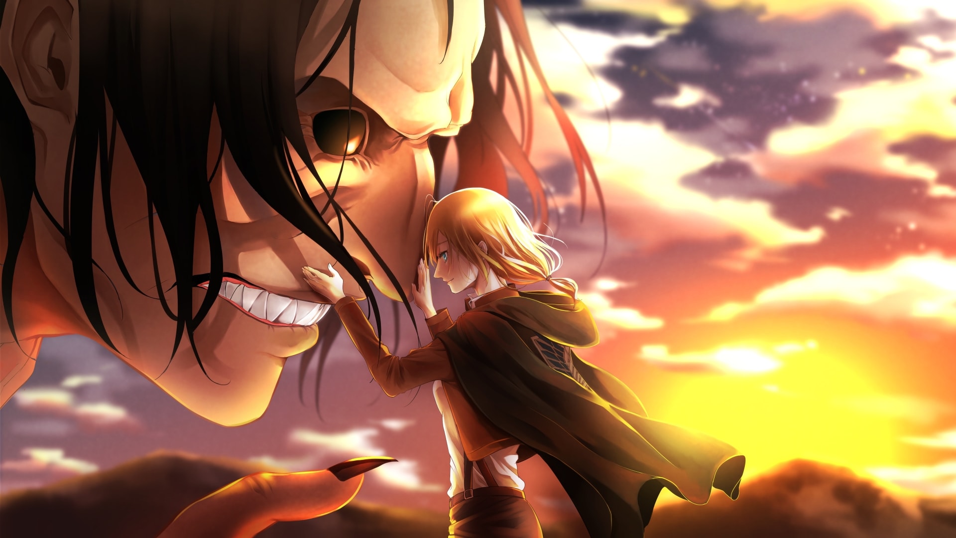 𝖒𝖆𝖓𝖌𝖆 : attack on titan  Gambar, Gambar anime, Wallpaper kartun