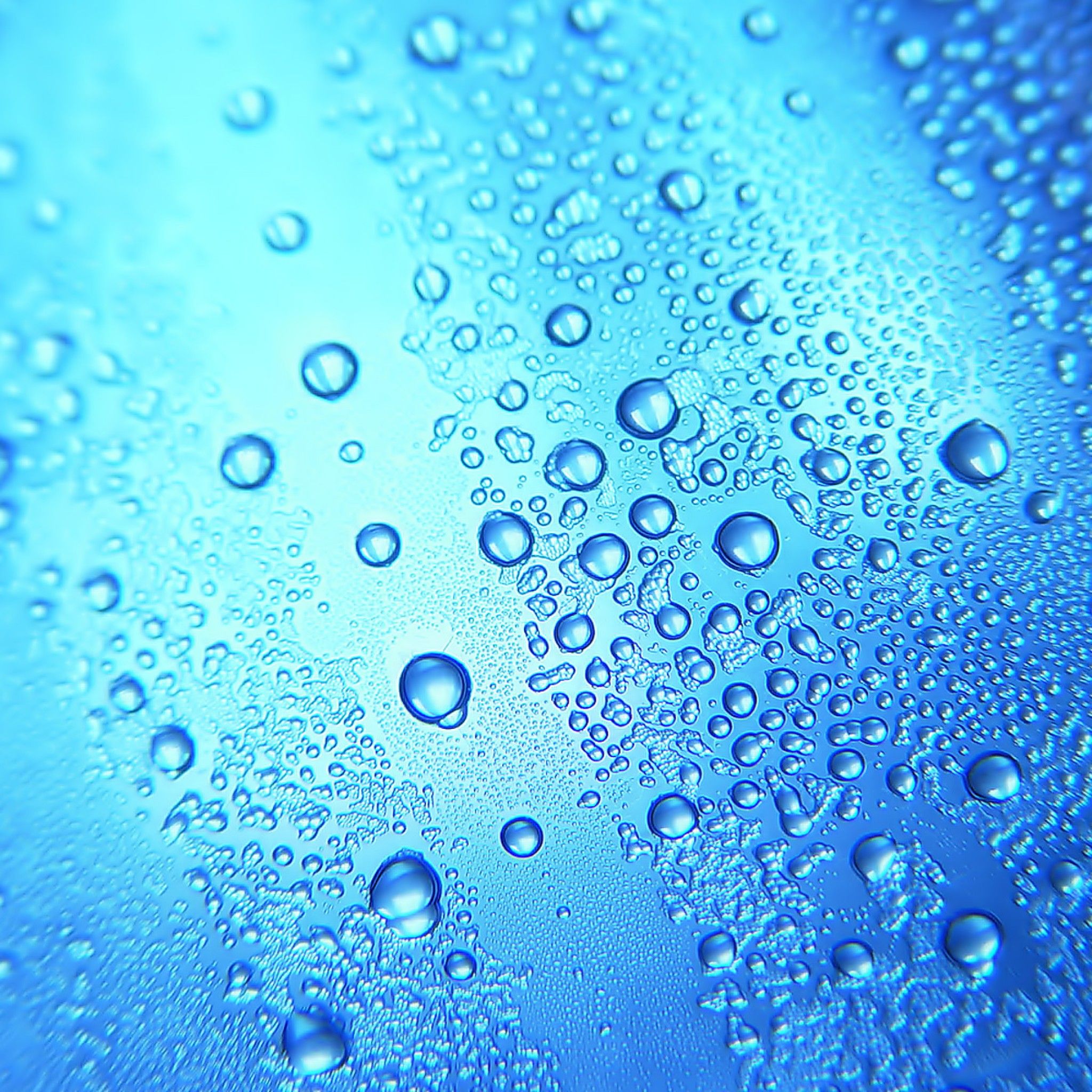 Blue water wallpaper, Water drops, Blue water