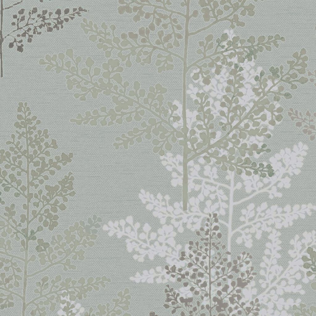 Sage Green Forest Wallpaper