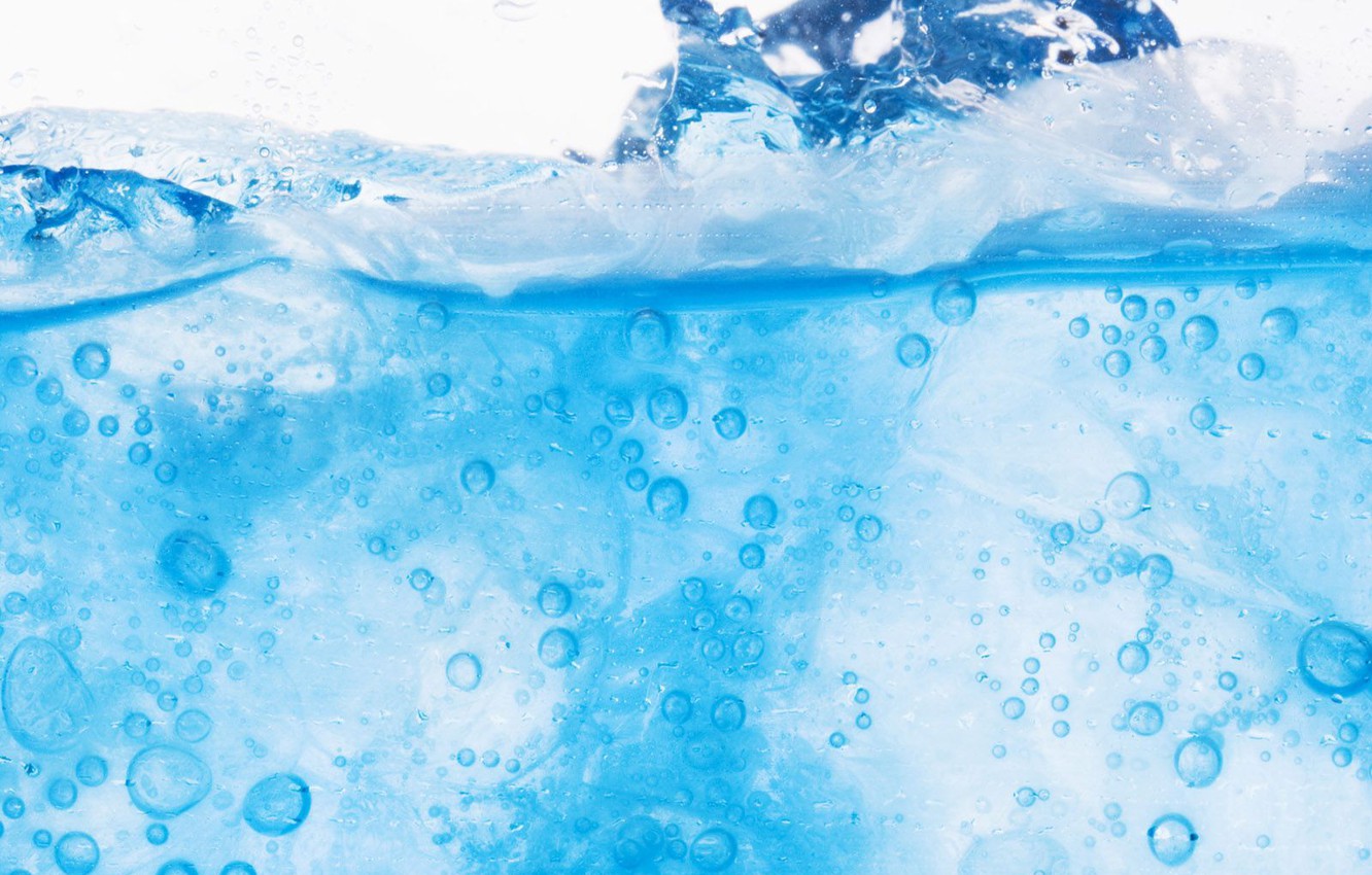 Photo Wallpaper Water, Blue, Ice, Summer, Fresh Summer HD Wallpaper