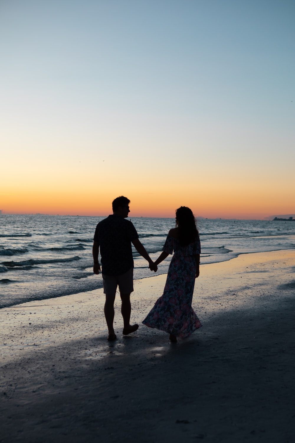 Couple Sunset Picture. Download Free Image