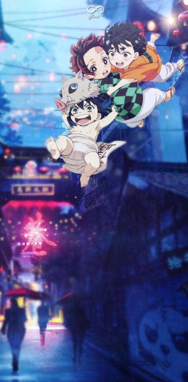 KNY Dynamic Trio wallpaper