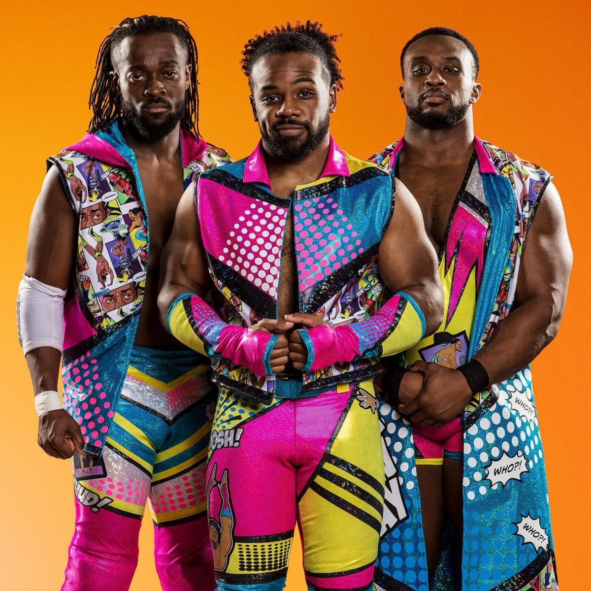 Kofi Kingston Xavier Wood & Big E. The new day wwe, Black superstar, Wrestling wwe