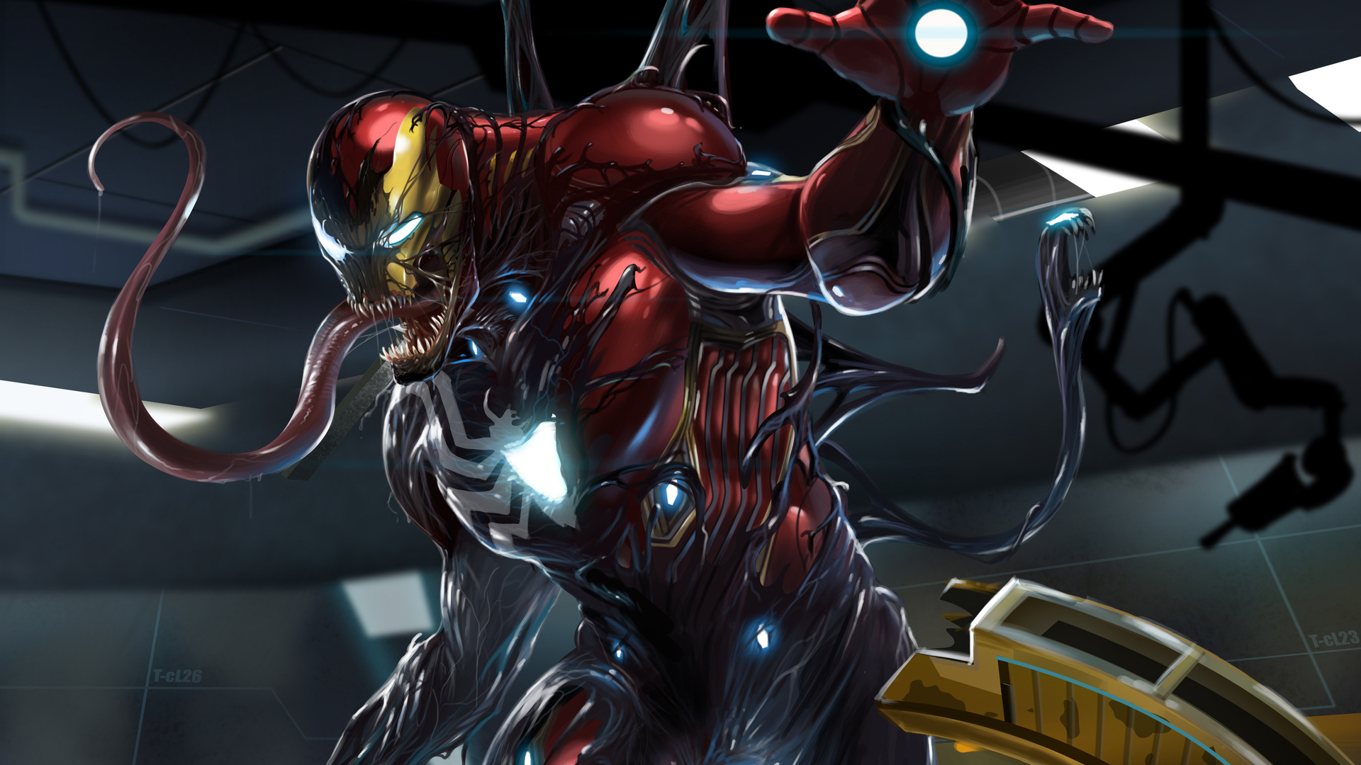 Venom Iron Man 4k Laptop Full HD 1080P HD 4k Wallpaper, Image, Background, Photo and Picture