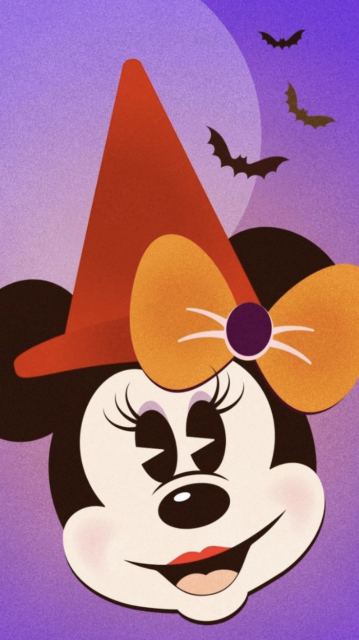 Minnie Mouse Halloween Wallpaper / Minnie Style. Disney princess halloween, Disney art, Minnie mouse halloween