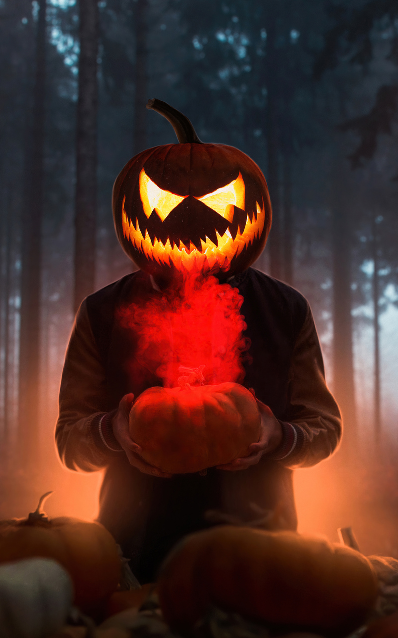 Halloween Glowing Mask Boy 4k Nexus Samsung Galaxy Tab Note Android Tablets HD 4k Wallpaper, Image, Background, Photo and Picture