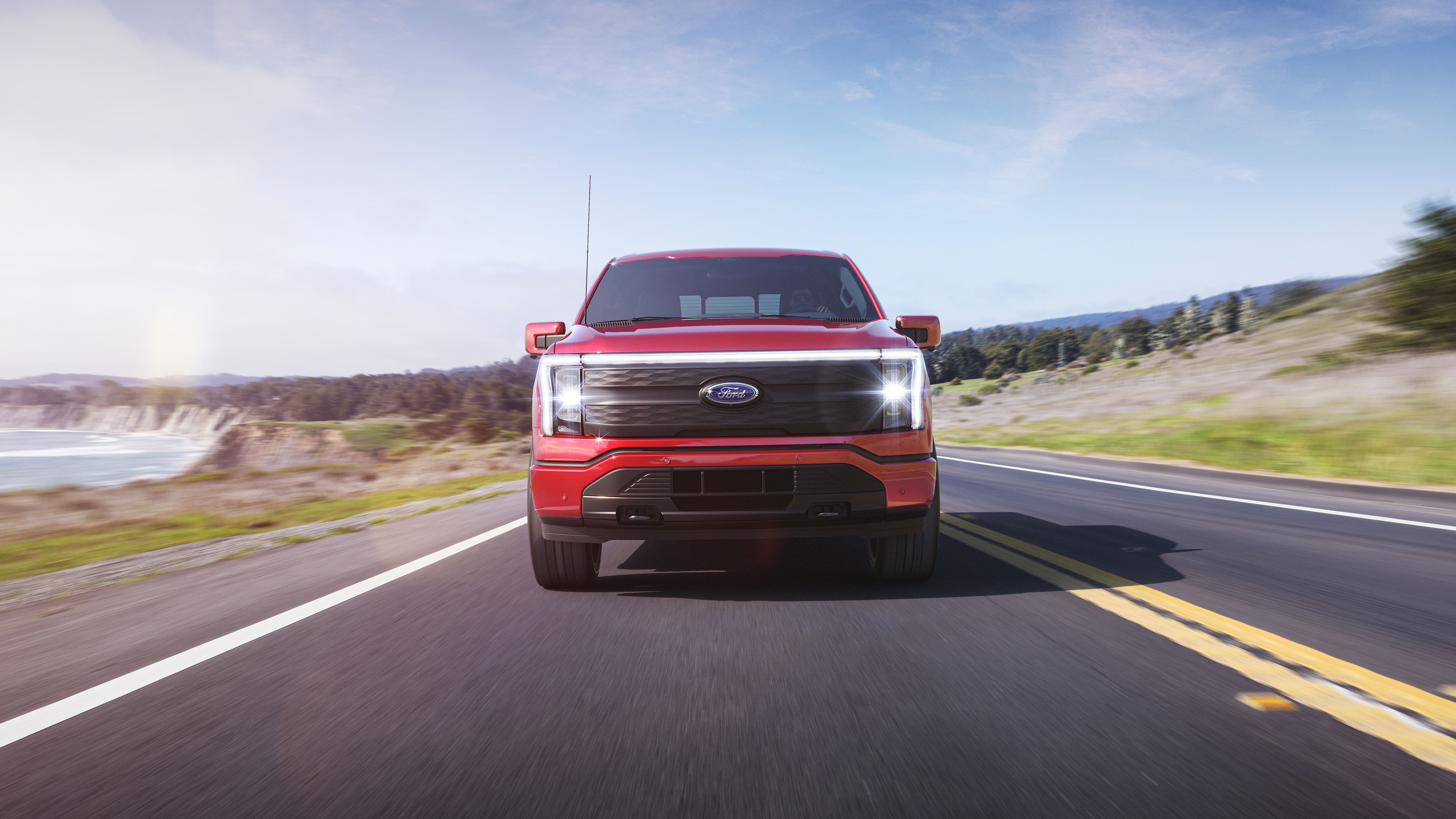 View Photo Of The 2022 Ford F 150 Lightning