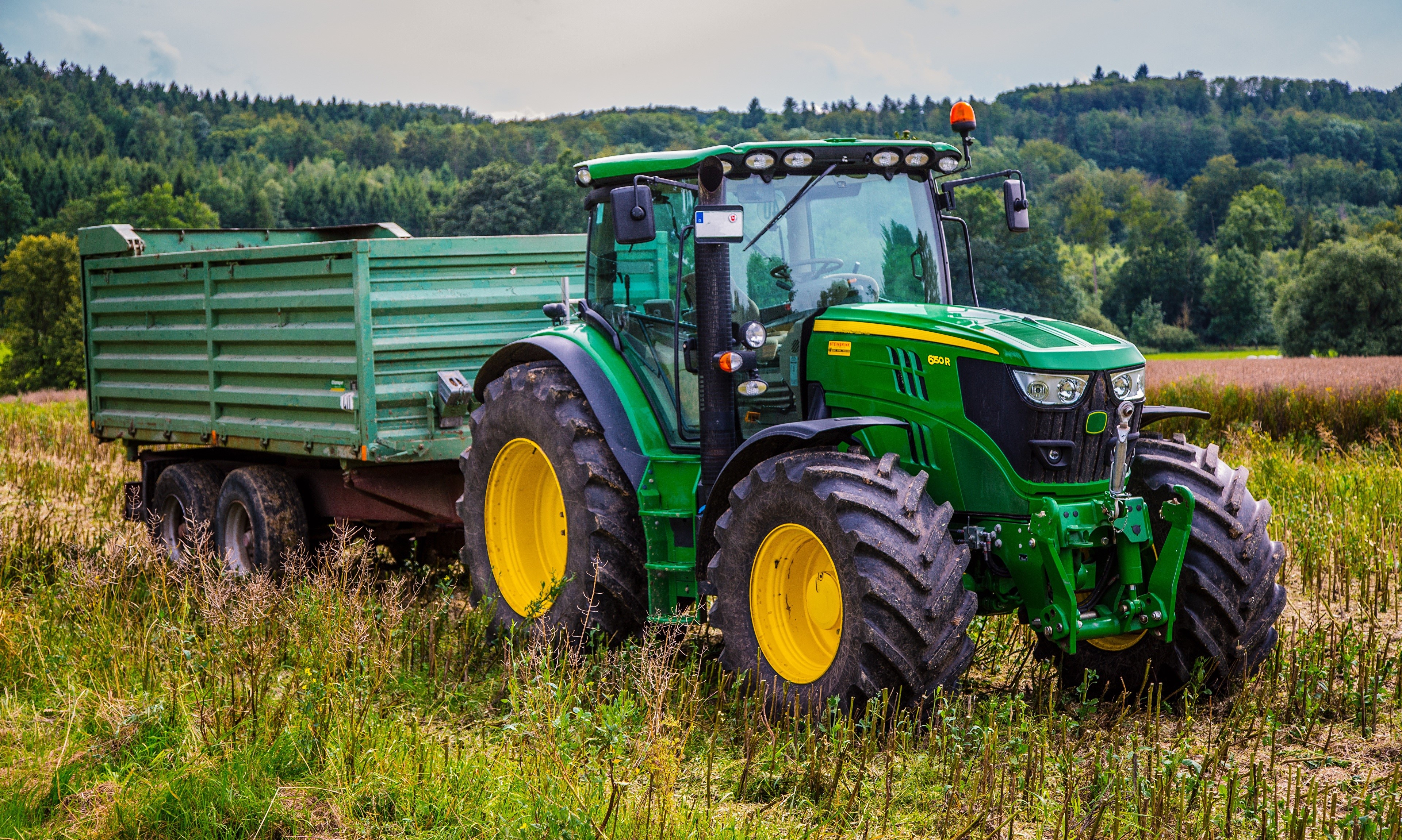 John Deere 6150r HD wallpaper, Background