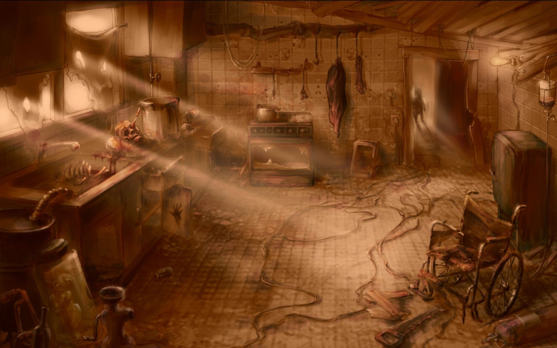 horror, Cruelty, Cannibalism, Kitchen, Hospital, Monster Wallpaper HD / Desktop and Mobile Background