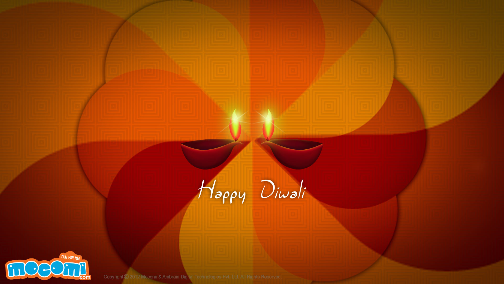 Diwali Diyas Wallpaper for Kids