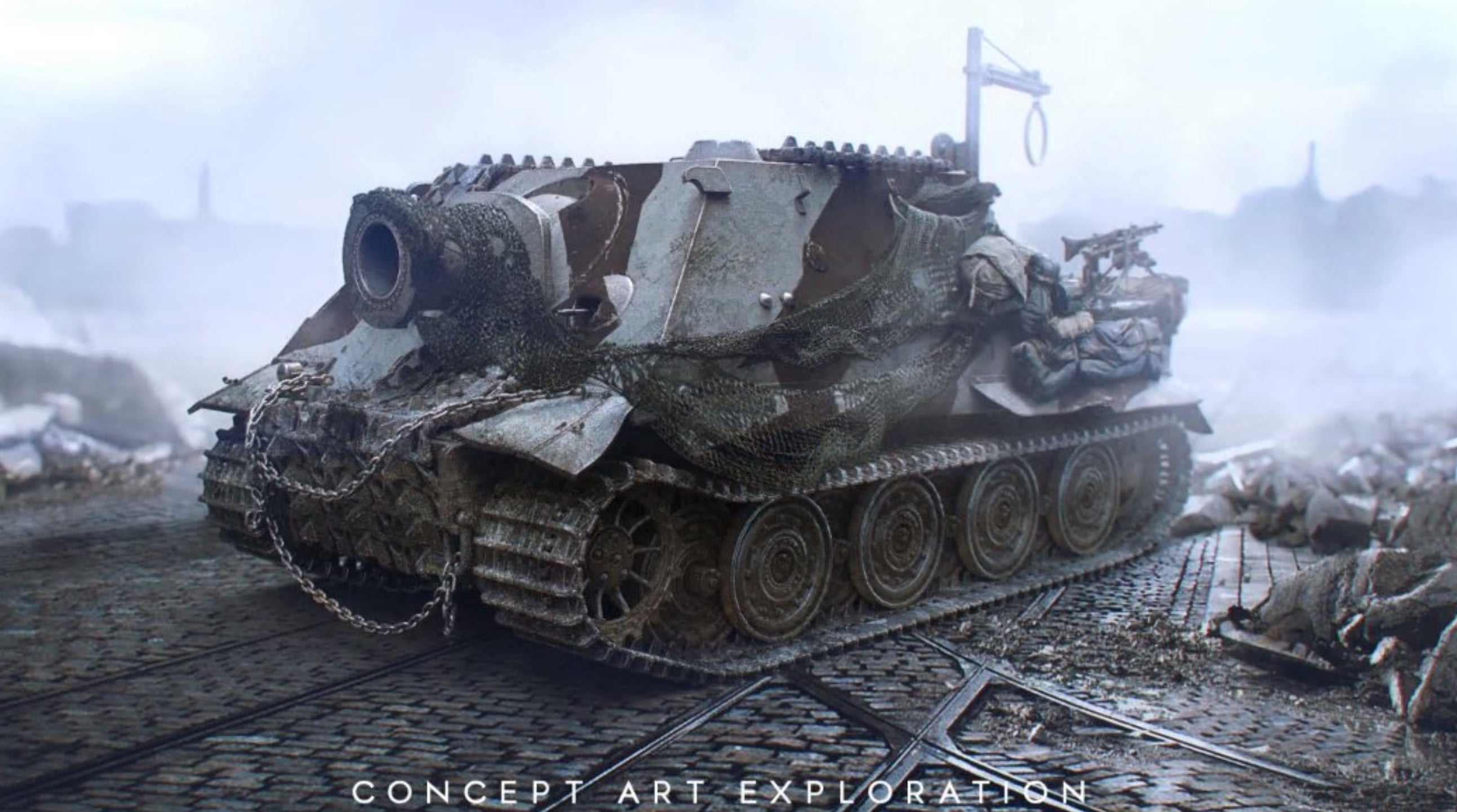 Battlefield V Sturmtiger in BDSM attire: TankPorn