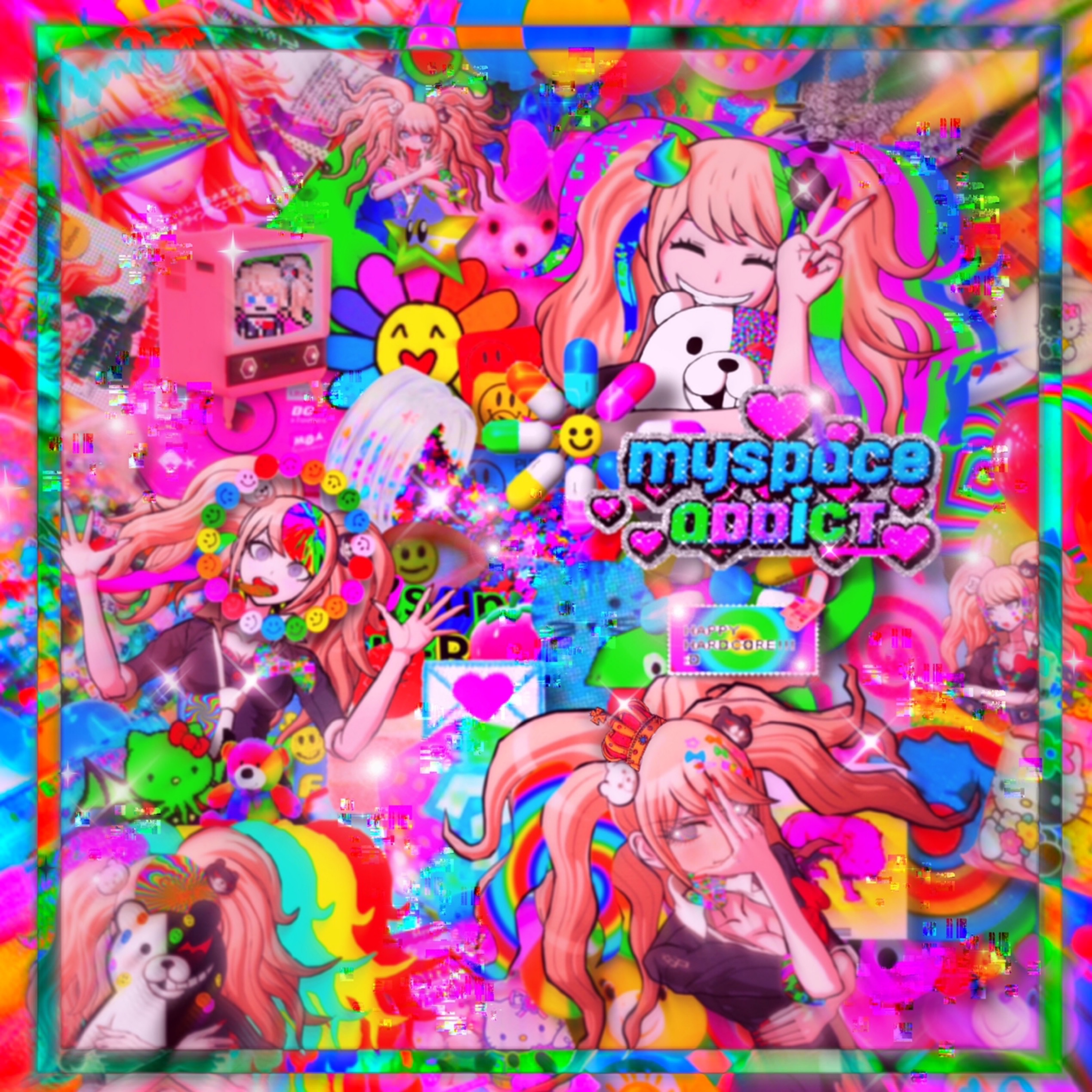 weirdcore kidcore glitchcore colorful Image by ᎪᎢᏞᎪᏚ
