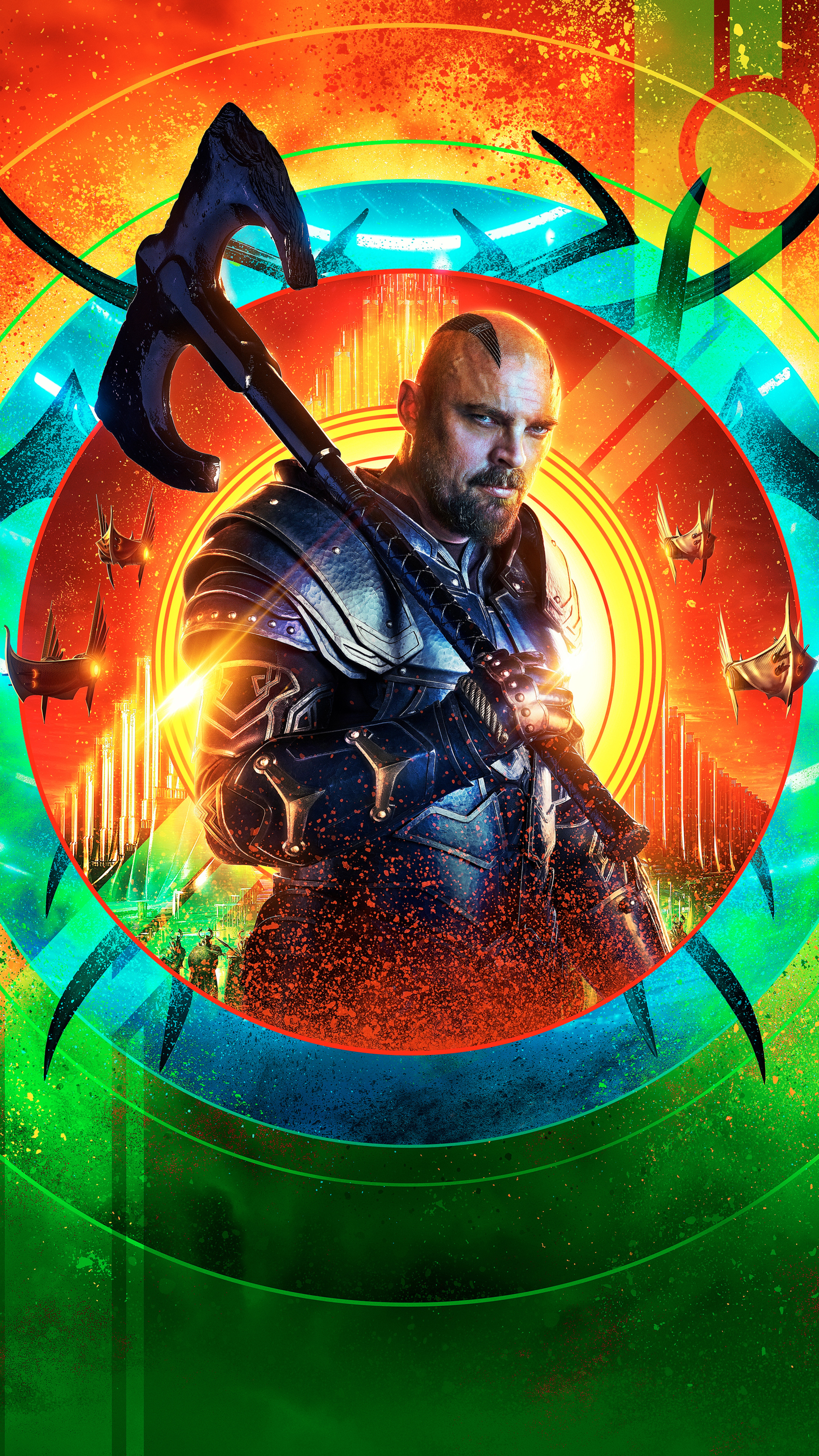 Karl Urban Executioner Thor Ragnarok 12k Sony Xperia X, XZ, Z5 Premium HD 4k Wallpaper, Image, Background, Photo and Picture