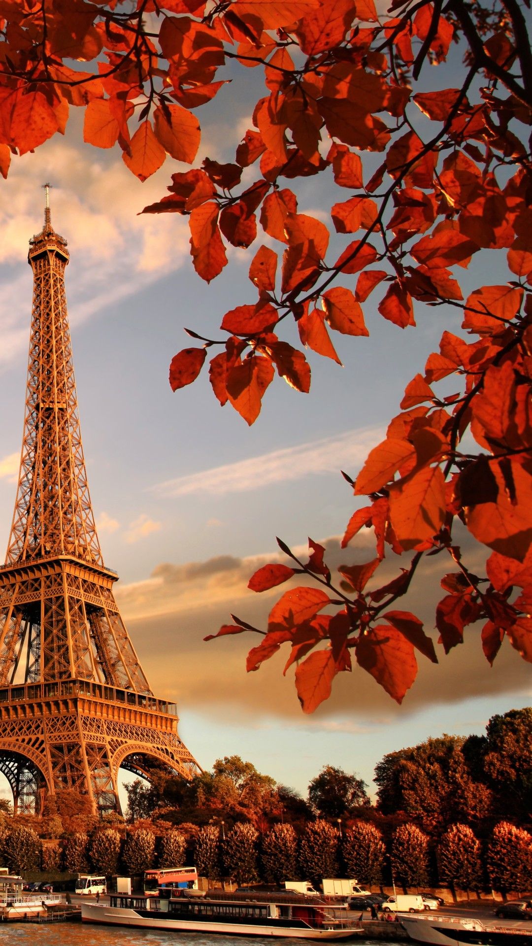 Free download Eiffel tower in autumn france paris Apple iPhone 6 HD wallpaper [1080x1920] for your Desktop, Mobile & Tablet. Explore Paris City Wallpaper. Paris City Wallpaper, Wallpaper of