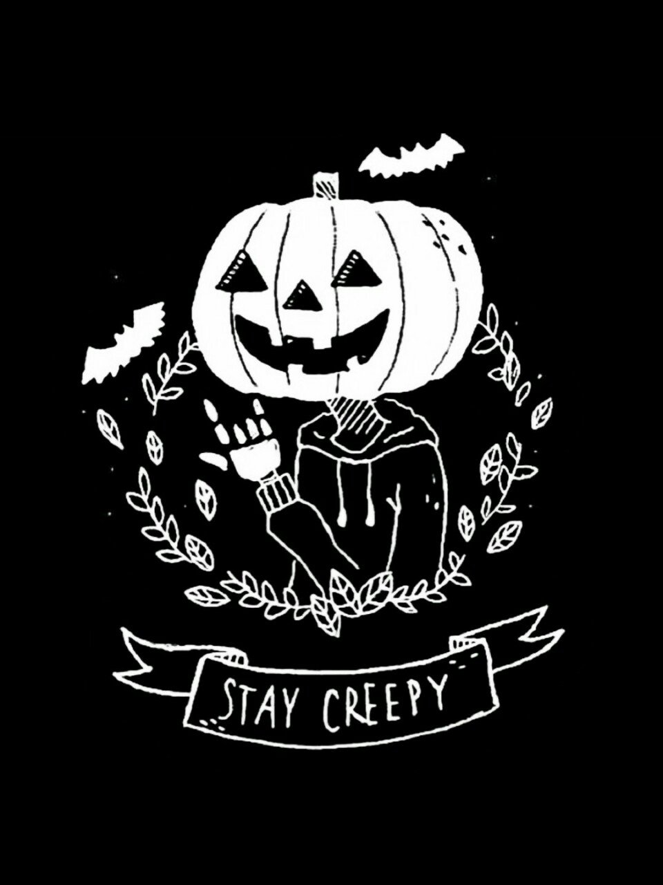 Scary Cute Halloween Background