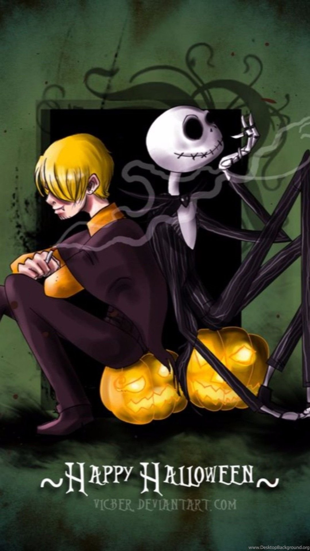 Cartoon Happy 4K Halloween Wallpaper Desktop Background