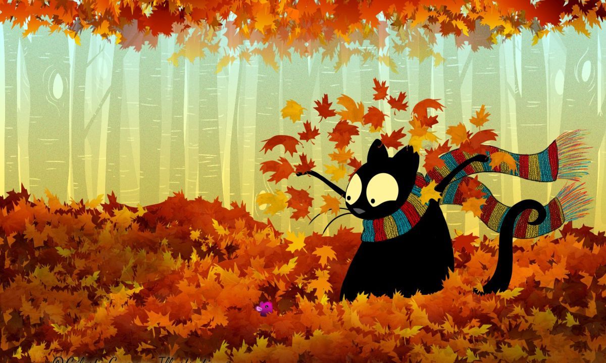 Fall Cartoon Wallpapers - Wallpaper Cave