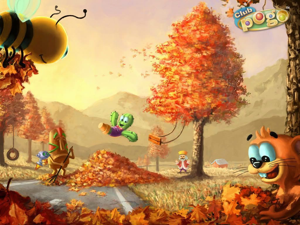 Funny Autumn Desktop Wallpaper