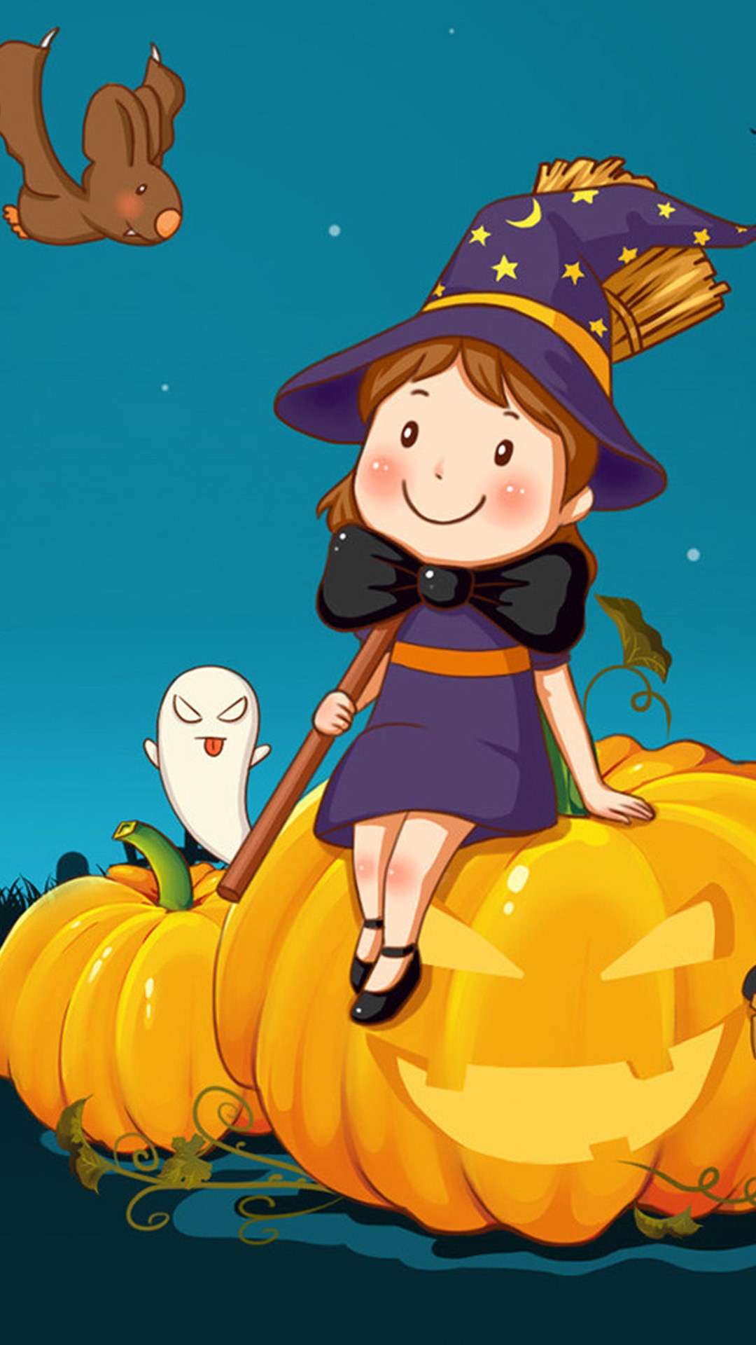 Cute Halloween Cell Phones Wallpaper Phone Wallpaper HD