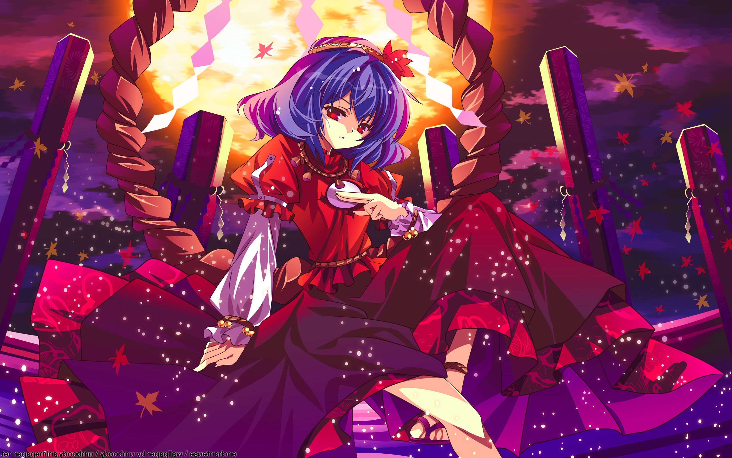 anime, Touhou, Anime Girls, Yasaka Kanako Wallpaper HD / Desktop and Mobile Background