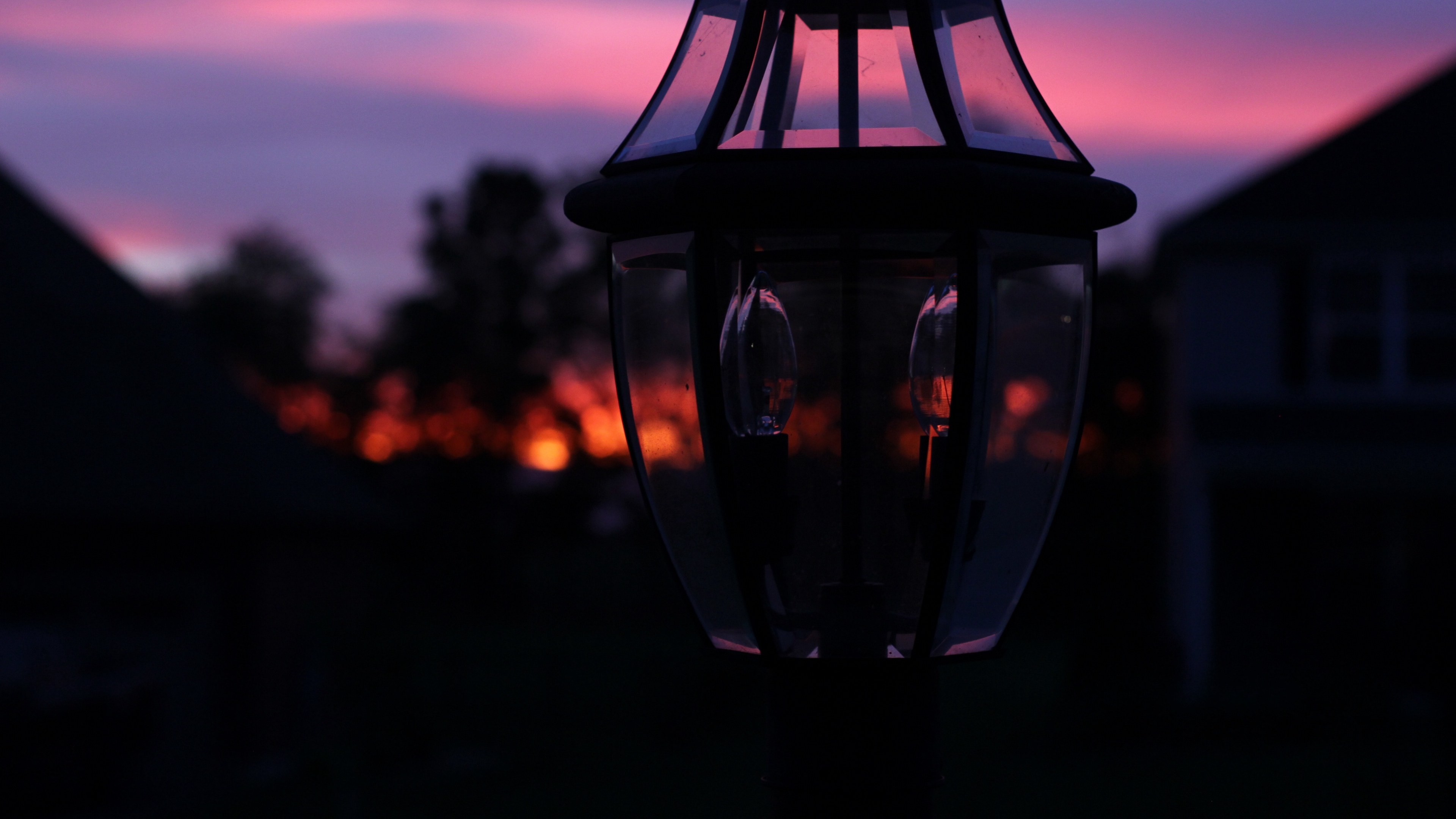 Wallpaper 4k lamp, night, light, lighting 4k Wallpaper