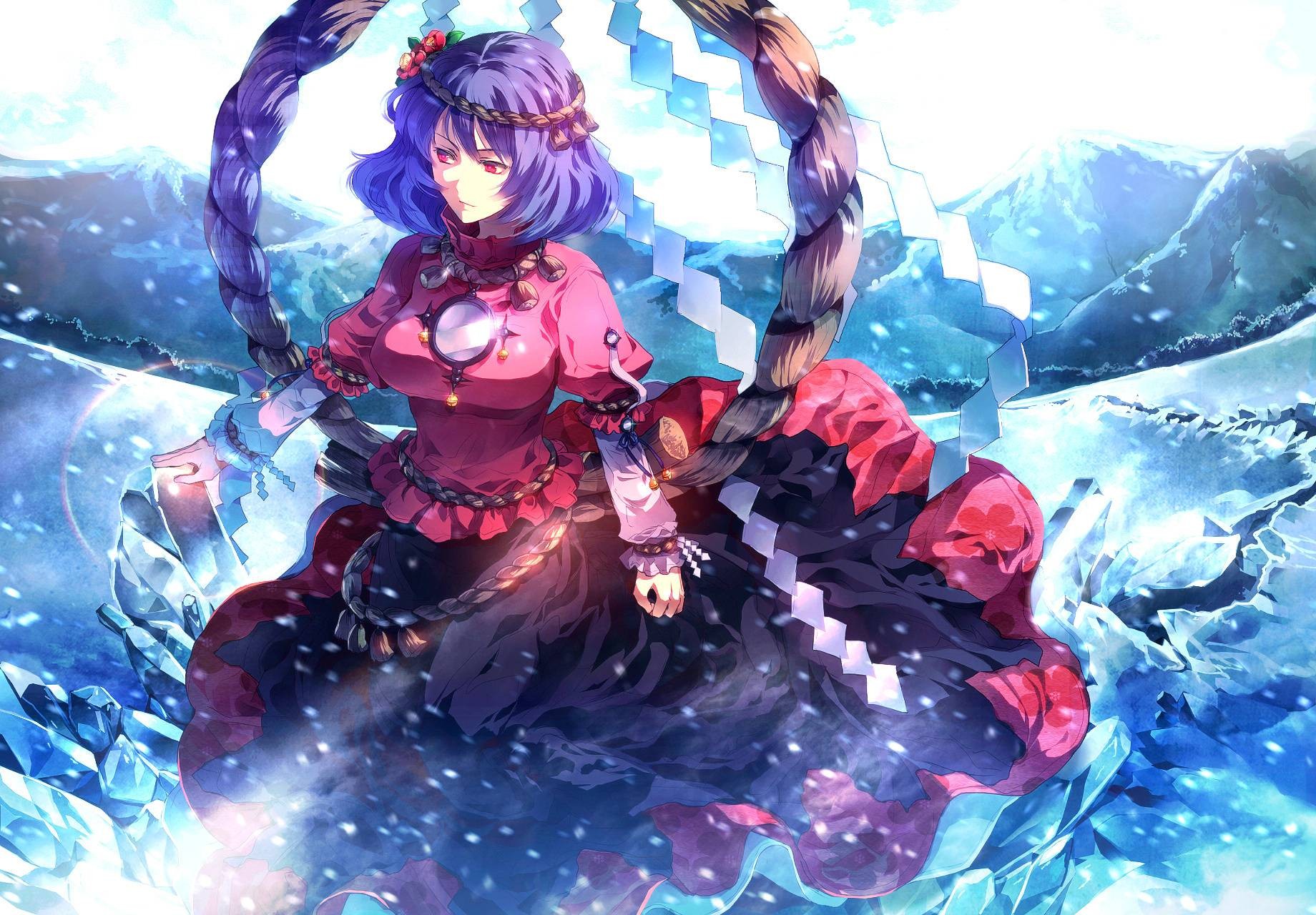 touhou yasaka kanako wallpaper