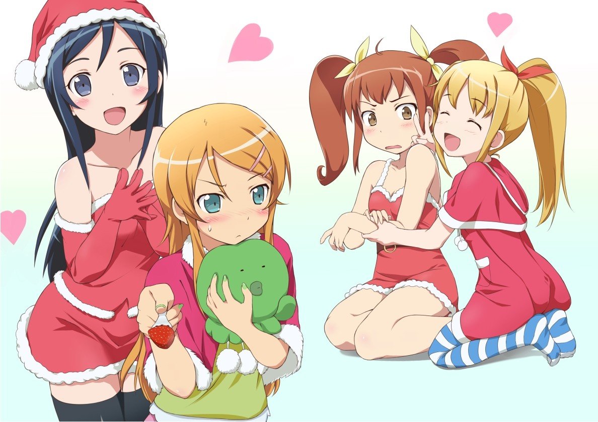 Kousaka Kirino, Ore no Imouto ga Konnani Kawaii Wake ga Nai, Aragaki Ayase, Kurusu Kanako, Evans Bridget Wallpaper HD / Desktop and Mobile Background