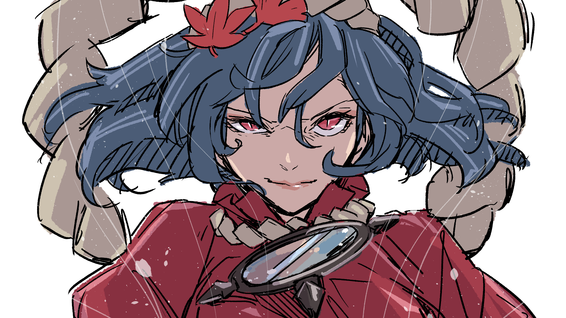 Wallpaper, kawayabug, Touhou, Yasaka Kanako 1920x1080