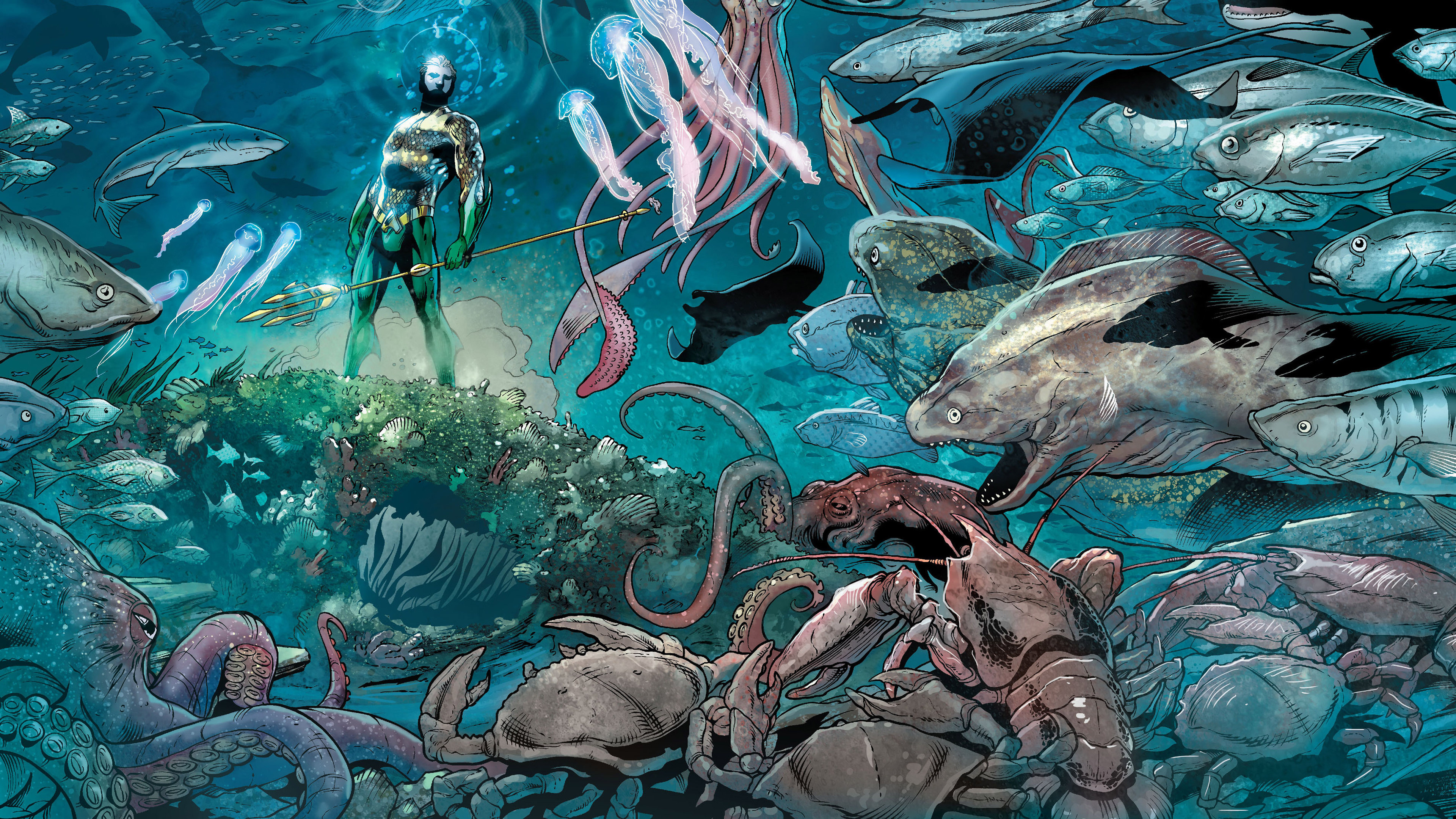 Title Comics Aquaman Dc Comics Wallpaper Dc Comics HD Wallpaper